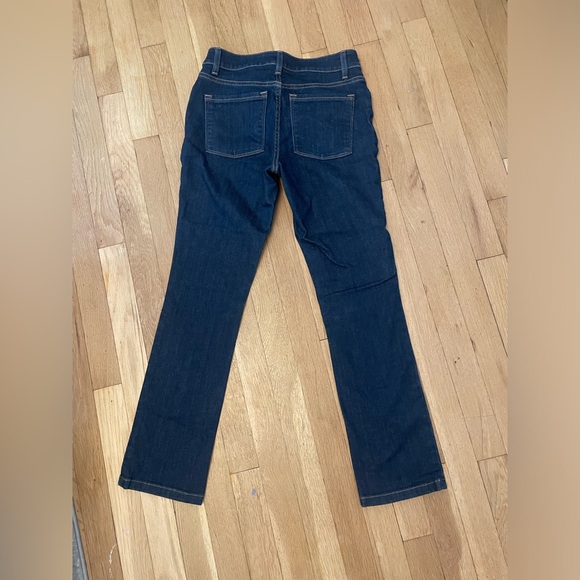 LL Bean perfect fit dark wash jeans. - Picture 4 of 5